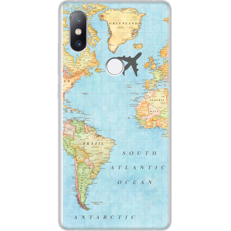 Чехол Uprint Xiaomi Mi Mix 2s Карта