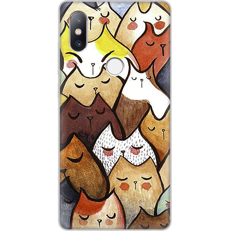 Чехол Uprint Xiaomi Mi Mix 2s Sleepy Cats