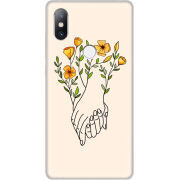 Чехол Uprint Xiaomi Mi Mix 2s Flower Hands