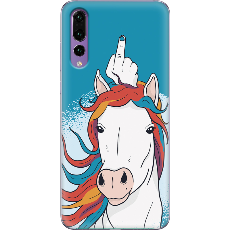 Чехол Uprint Huawei P20 Pro Fuck Unicorn