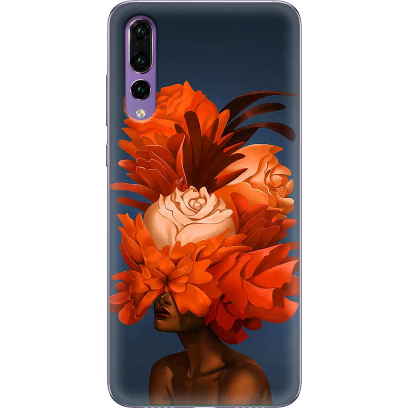 Чехол Uprint Huawei P20 Pro Exquisite Orange Flowers