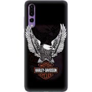 Чехол Uprint Huawei P20 Pro Harley Davidson and eagle
