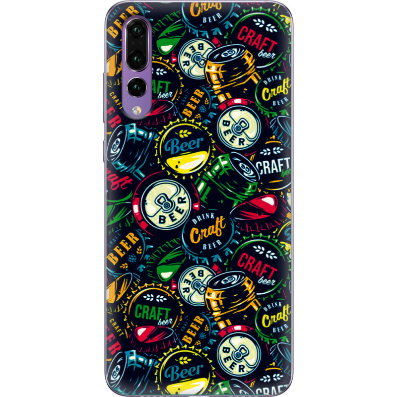 Чехол Uprint Huawei P20 Pro Bottle Caps