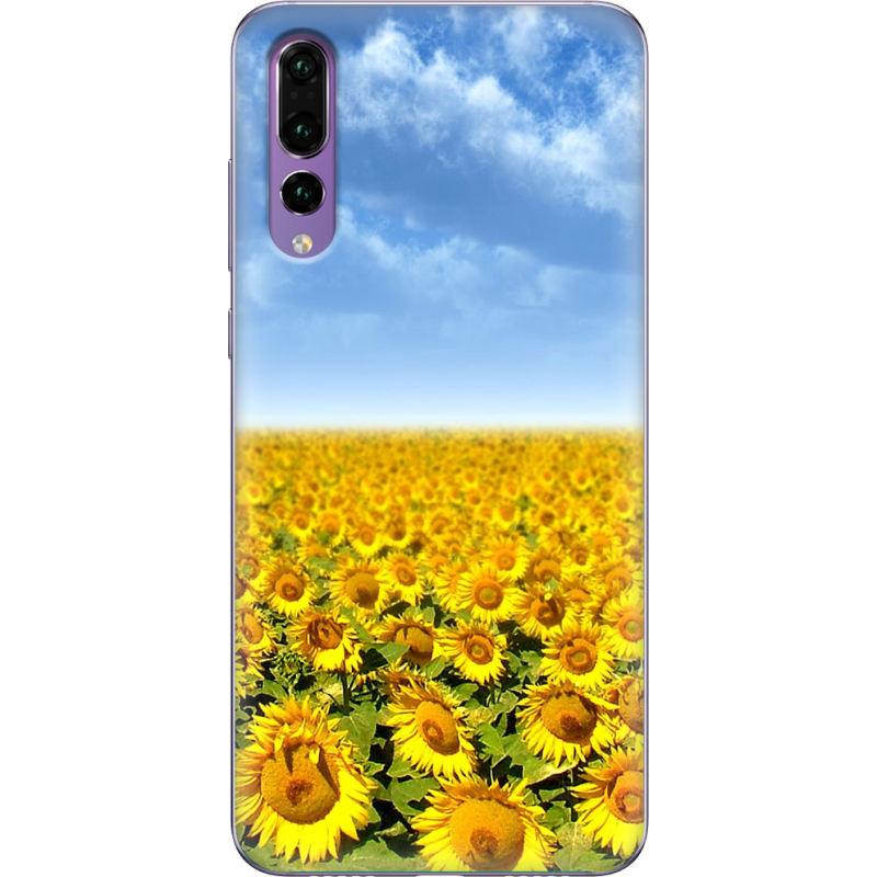 Чехол Uprint Huawei P20 Pro Подсолнухи