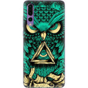 Чехол Uprint Huawei P20 Pro Masonic Owl