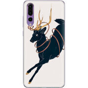 Чехол Uprint Huawei P20 Pro Black Deer