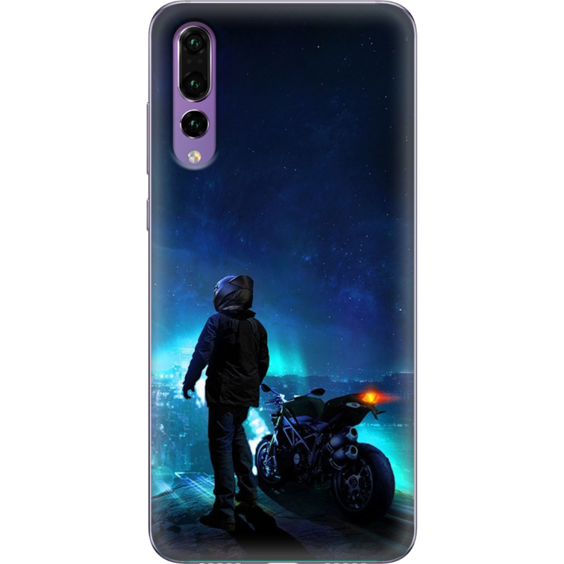 Чехол Uprint Huawei P20 Pro Motorcyclist