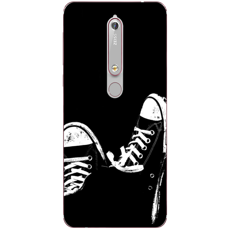 Чехол Uprint Nokia 6 2018 Black Sneakers