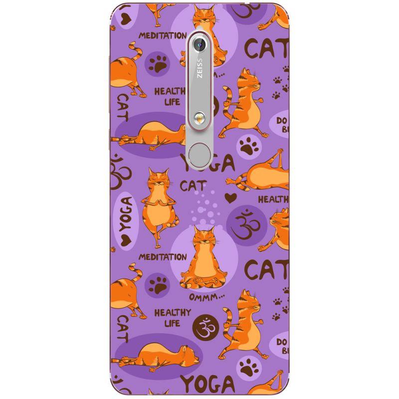 Чехол Uprint Nokia 6 2018 Yoga Cat