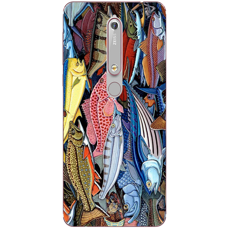 Чехол Uprint Nokia 6 2018 Sea Fish