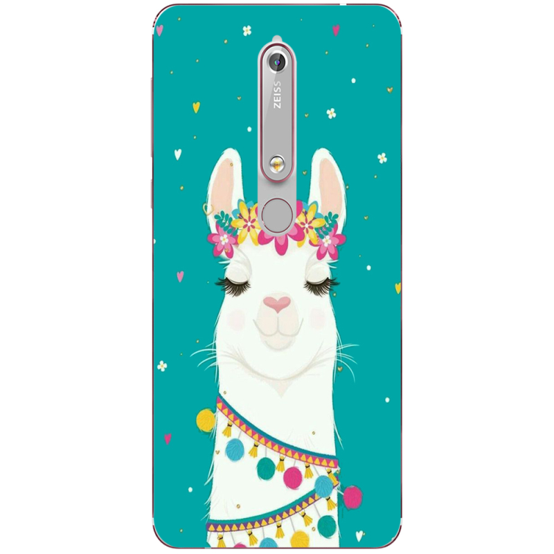 Чехол Uprint Nokia 6 2018 Cold Llama