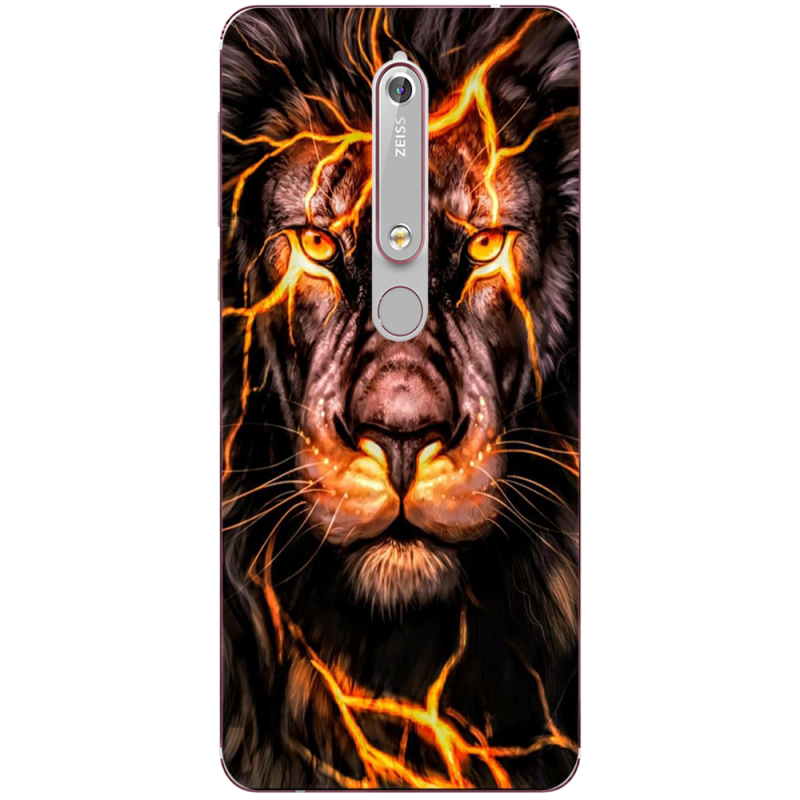 Чехол Uprint Nokia 6 2018 Fire Lion