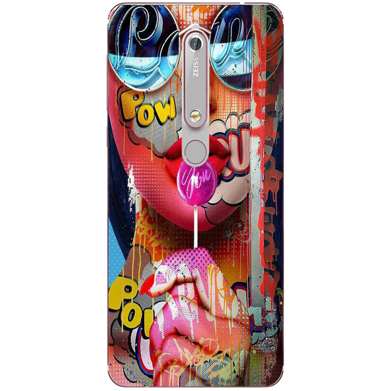 Чехол Uprint Nokia 6 2018 Colorful Girl