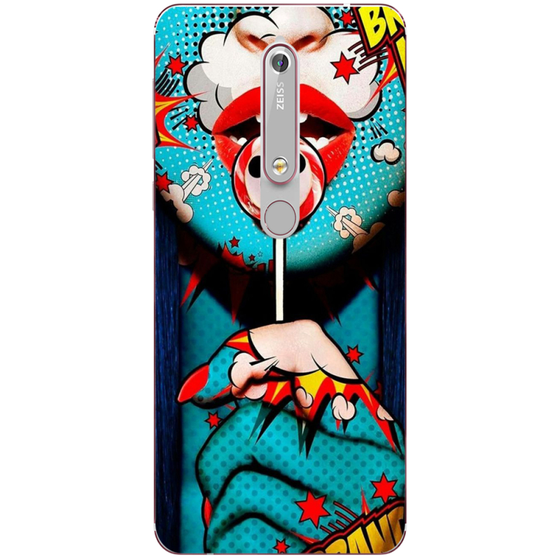 Чехол Uprint Nokia 6 2018 Girl Pop Art