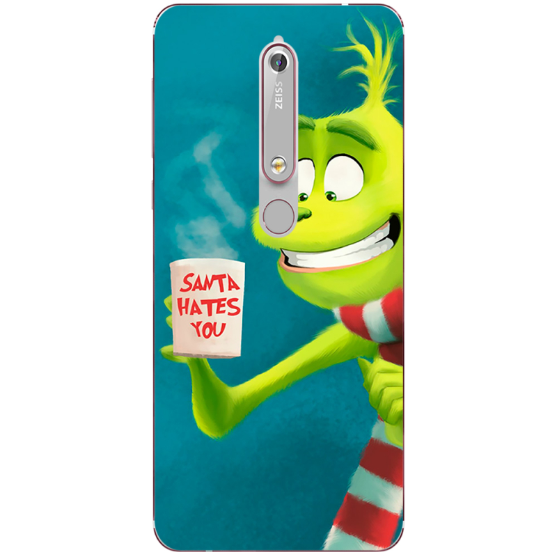 Чехол Uprint Nokia 6 2018 Santa Hates You