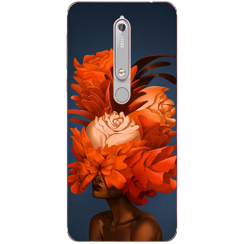 Чехол Uprint Nokia 6 2018 Exquisite Orange Flowers