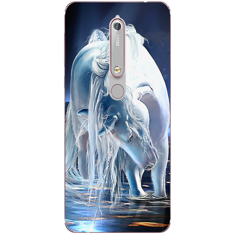 Чехол Uprint Nokia 6 2018 White Horse