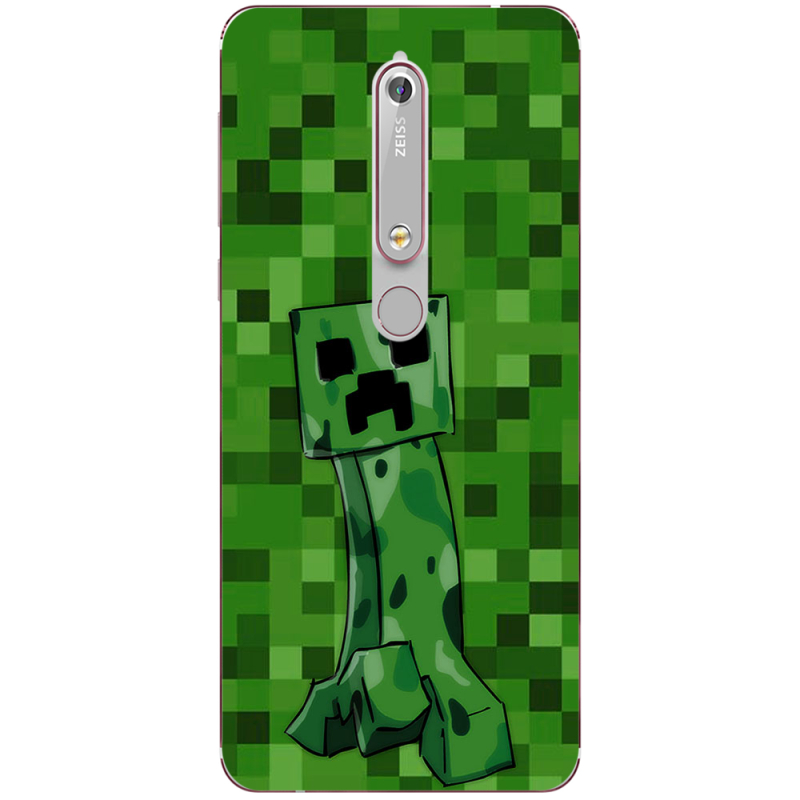 Чехол Uprint Nokia 6 2018 Minecraft Creeper