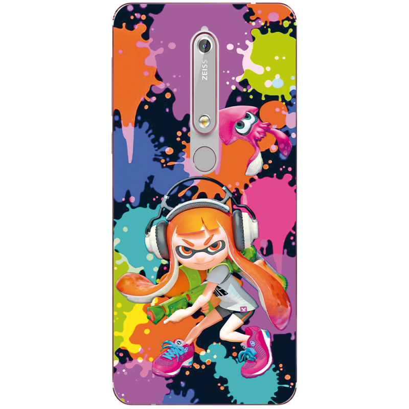 Чехол Uprint Nokia 6 2018 Splatoon Inklings