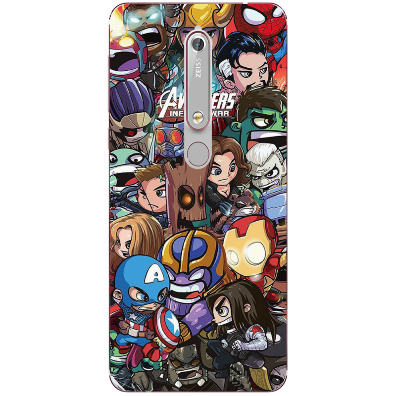 Чехол Uprint Nokia 6 2018 Avengers Infinity War