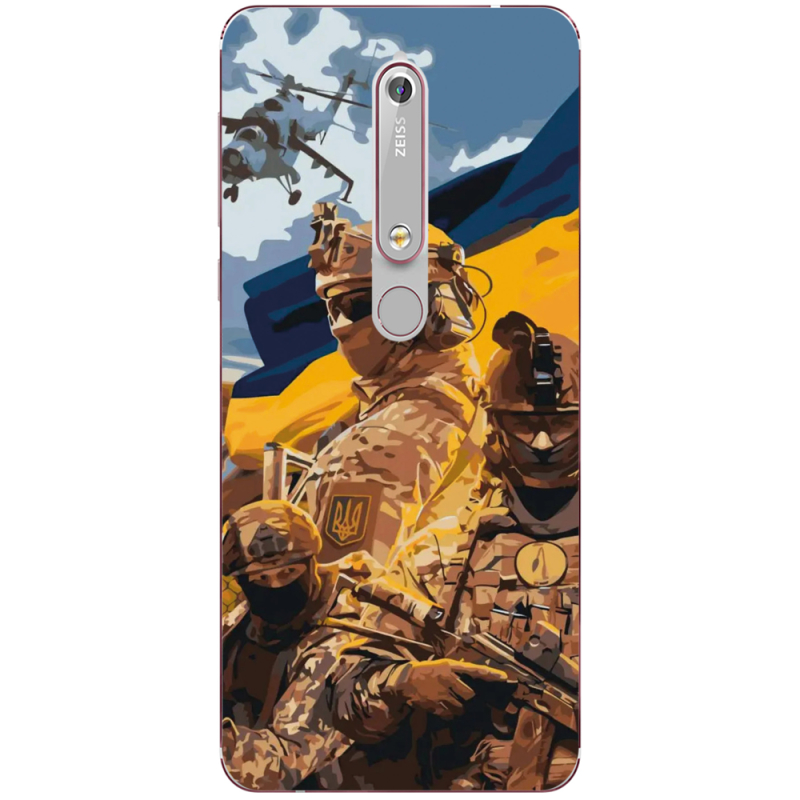 Чехол Uprint Nokia 6 2018 Воїни ЗСУ