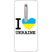 Чехол Uprint Nokia 6 2018 I love Ukraine
