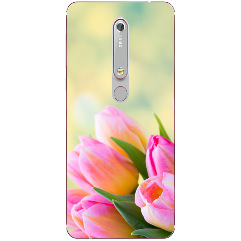 Чехол Uprint Nokia 6 2018 Bouquet of Tulips