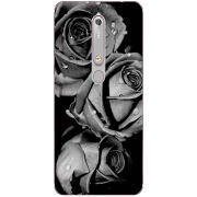 Чехол Uprint Nokia 6 2018 Black and White Roses