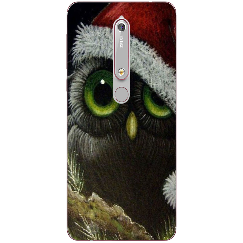 Чехол Uprint Nokia 6 2018 Christmas Owl