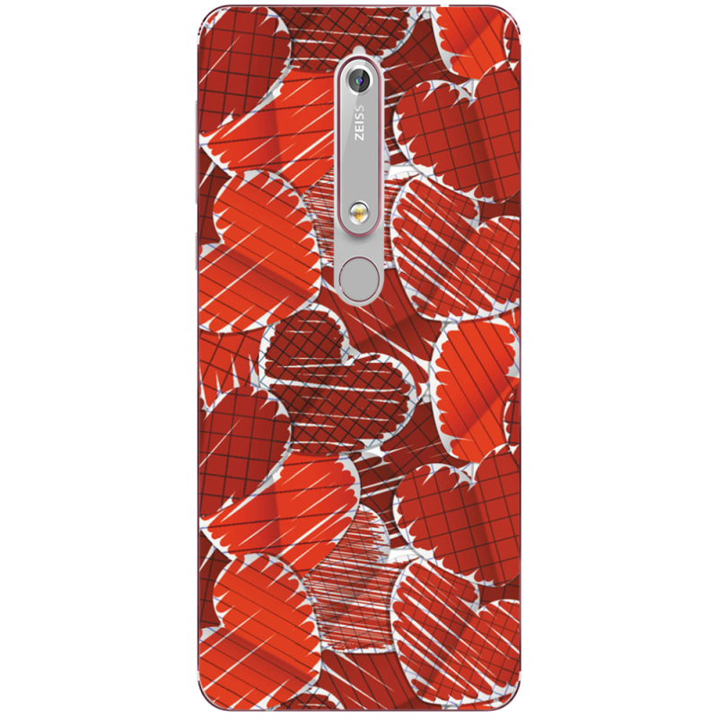 Чехол Uprint Nokia 6 2018 Heart Strings