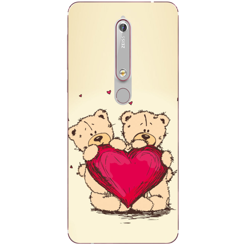 Чехол Uprint Nokia 6 2018 Teddy Bear Love