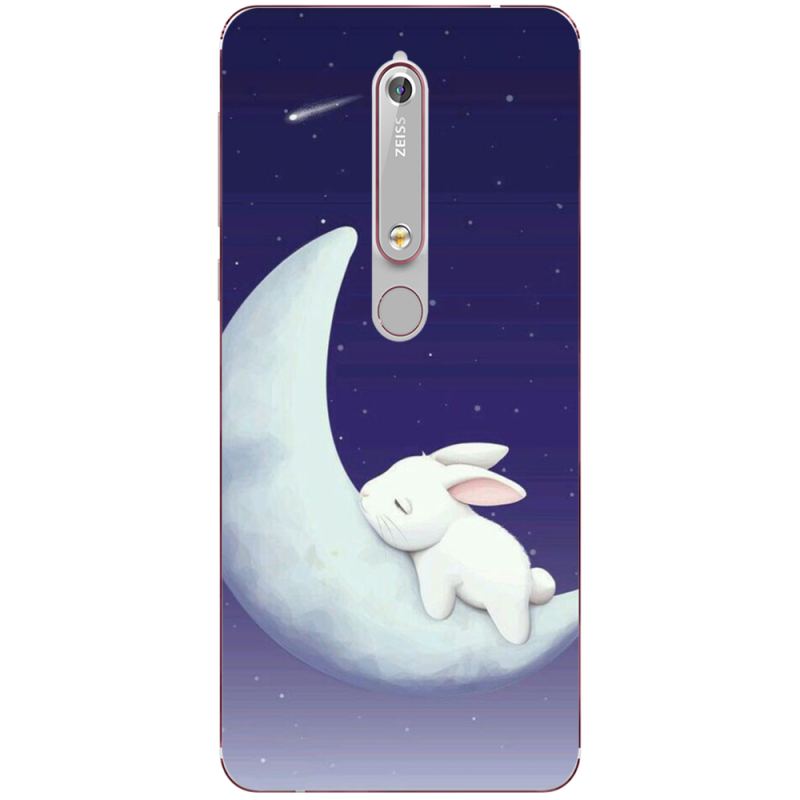 Чехол Uprint Nokia 6 2018 Moon Bunny