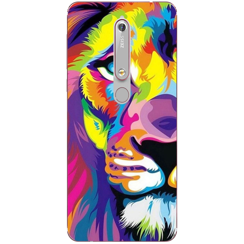 Чехол Uprint Nokia 6 2018 Frilly Lion