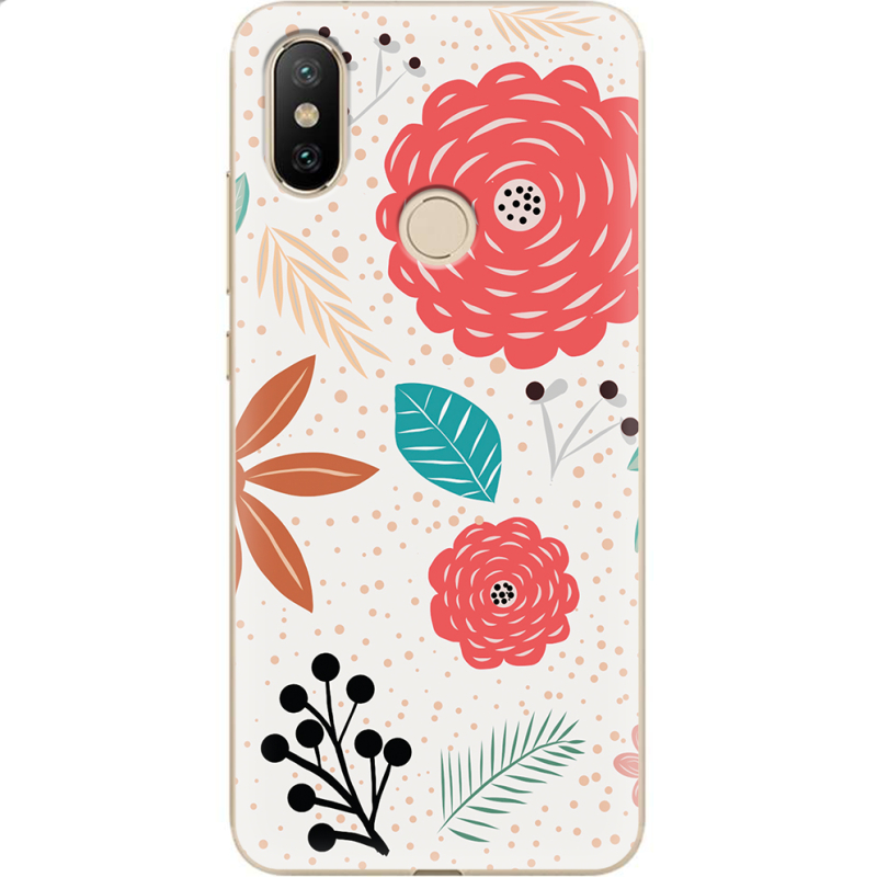 Чехол Uprint Xiaomi Mi6X / Mi A2 Line Flowers