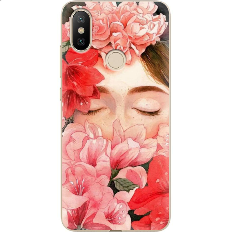 Чехол Uprint Xiaomi Mi6X / Mi A2 Girl in Flowers
