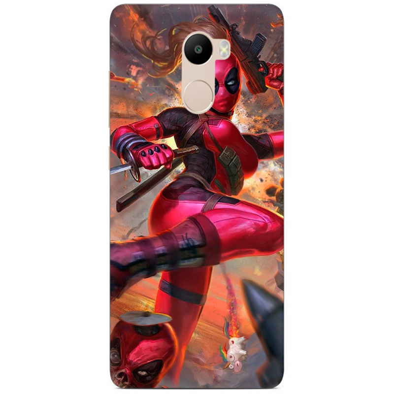 Чехол Uprint Xiaomi Redmi 4 / Redmi 4 Pro Woman Deadpool