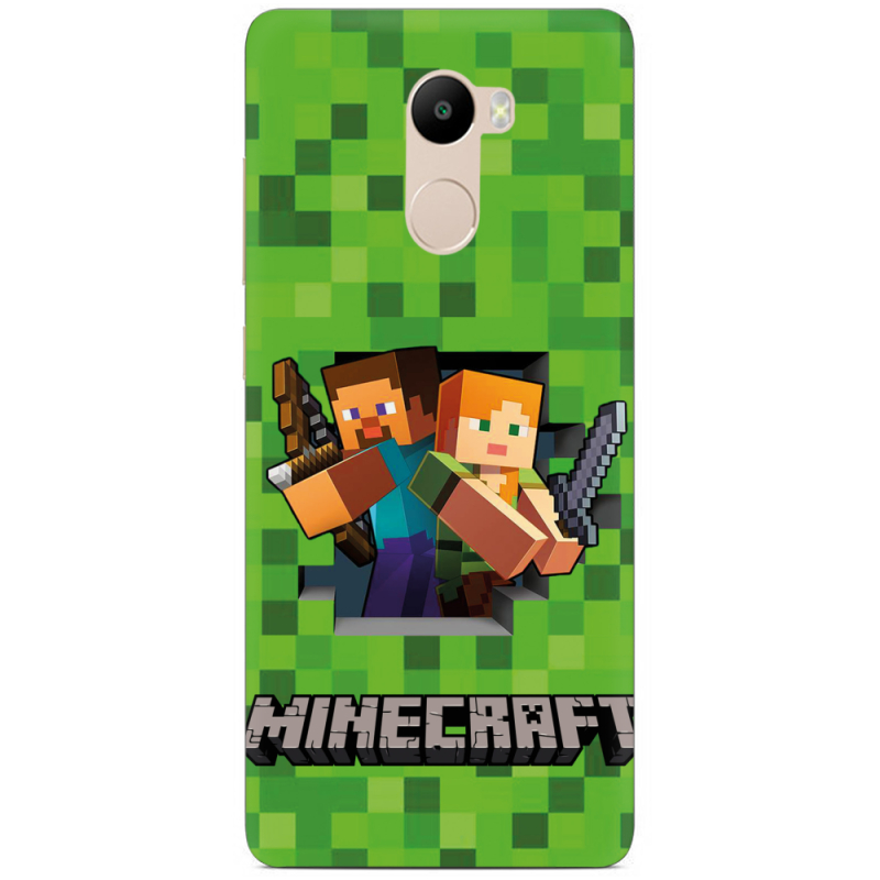 Чехол Uprint Xiaomi Redmi 4 / Redmi 4 Pro Майнкрафт Стів і Алекс