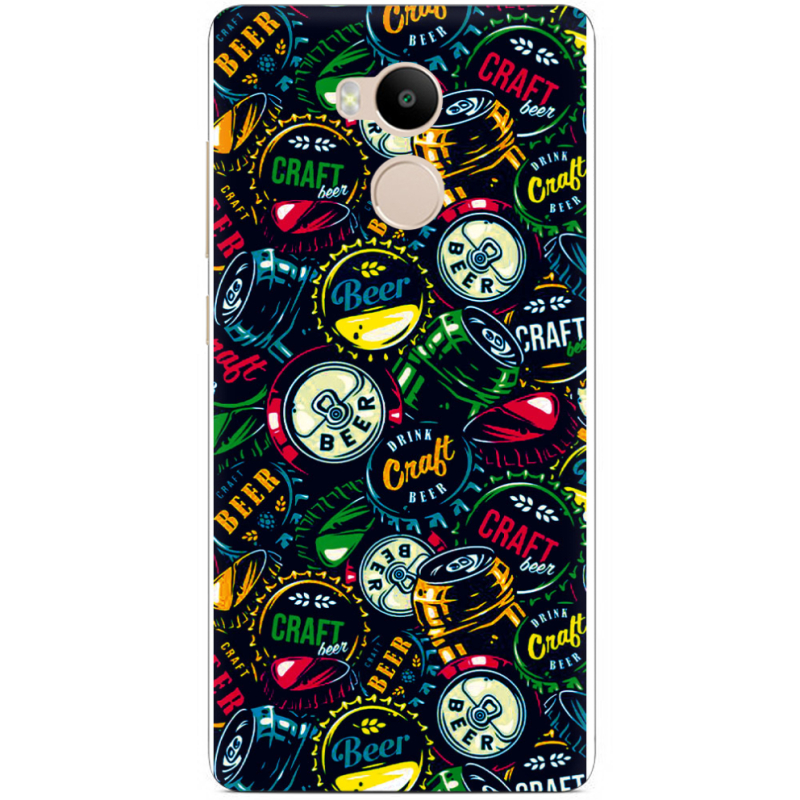 Чехол Uprint Xiaomi Redmi 4 Prime Bottle Caps