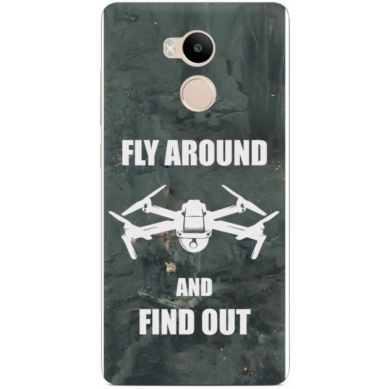 Чехол Uprint Xiaomi Redmi 4 Prime Дрон Fly Around