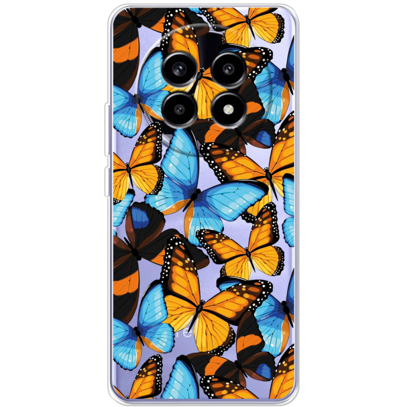 Прозорий чохол BoxFace Realme 13 Pro 5G Butterfly Morpho