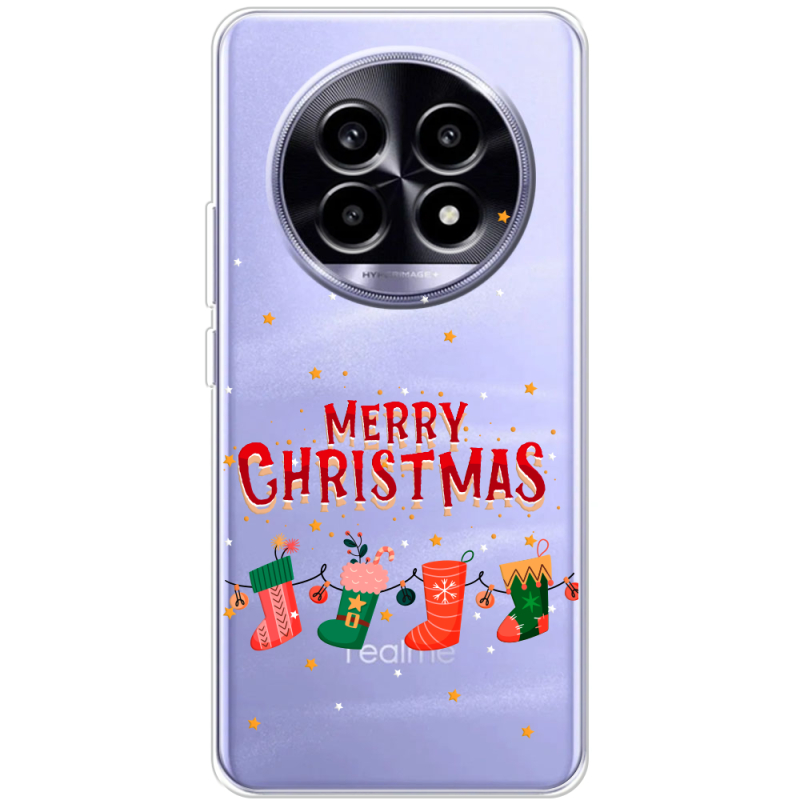 Прозорий чохол BoxFace Realme 13 Pro 5G Merry Christmas