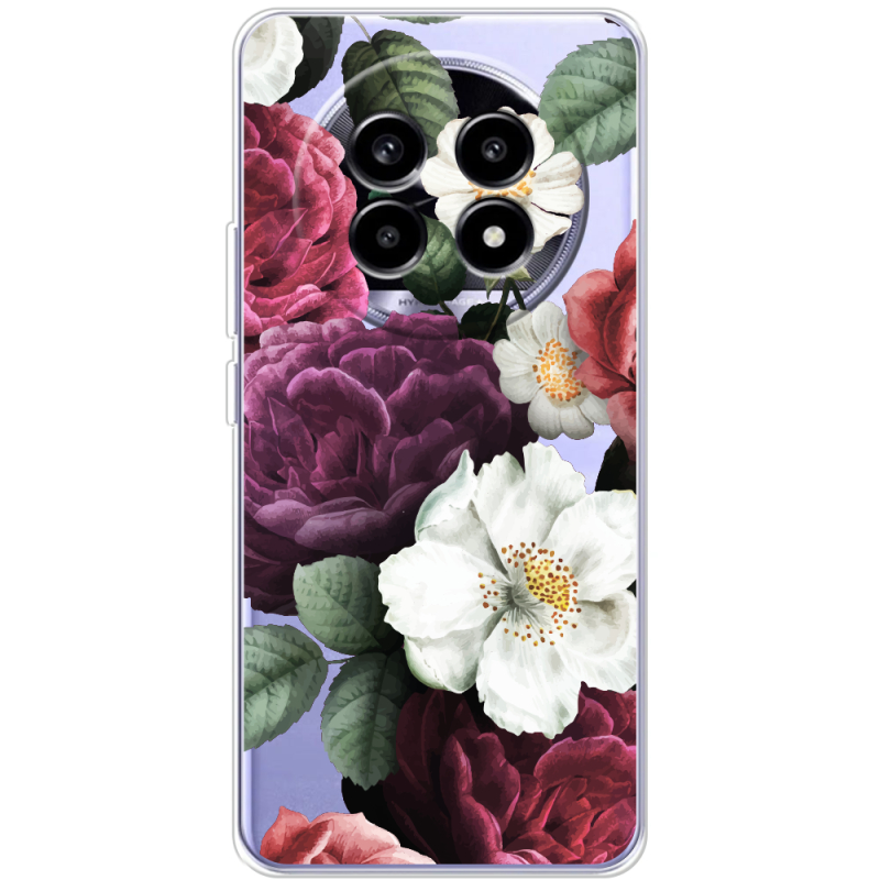 Прозорий чохол BoxFace Realme 13 Pro 5G Floral Dark Dreams