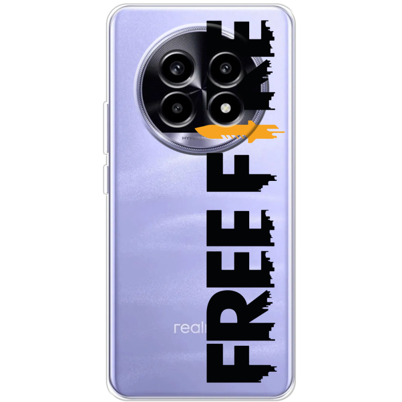 Прозорий чохол BoxFace Realme 13 Pro 5G Free Fire Black Logo