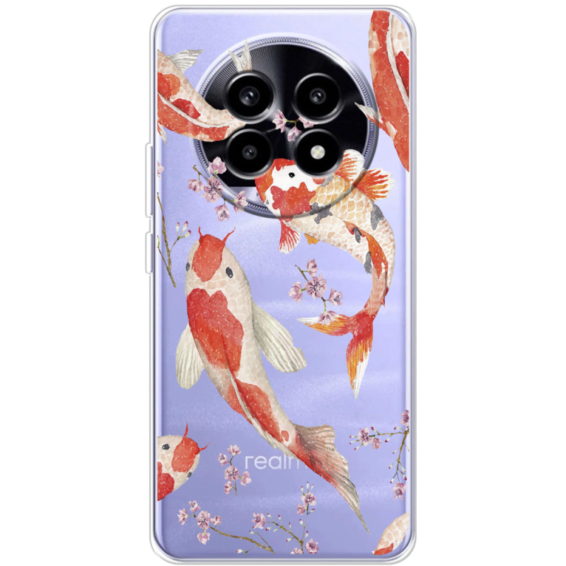 Прозорий чохол BoxFace Realme 13 Pro 5G Japanese Koi Fish