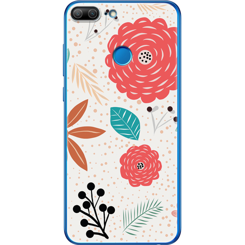 Чехол Uprint Honor 9 Lite Line Flowers