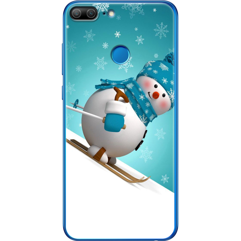 Чехол Uprint Honor 9 Lite Skier Snowman