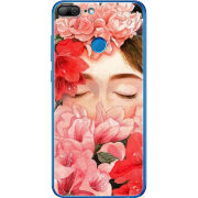 Чехол Uprint Honor 9 Lite Girl in Flowers