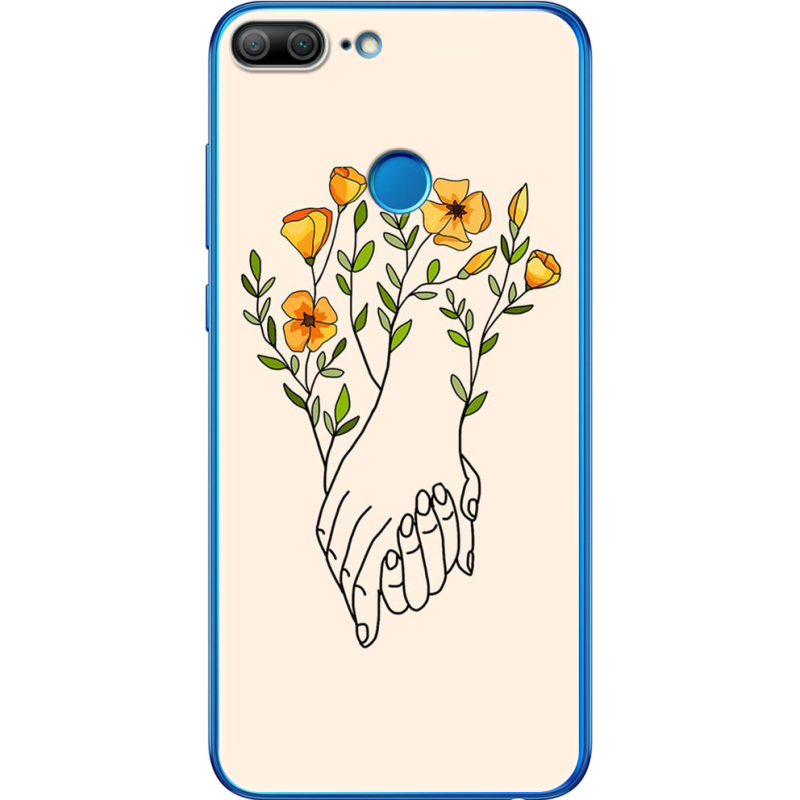 Чехол Uprint Honor 9 Lite Flower Hands