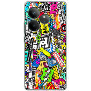 Чохол BoxFace Realme GT 6 Multicolored Inscriptions
