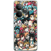 Чохол BoxFace Realme GT 6 Anime Stickers